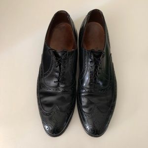 Allen Edmonds Wingtip Oxford Black Size 10.5 B